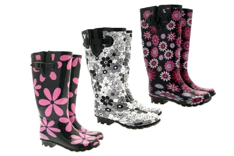 ladies wellies wide fit